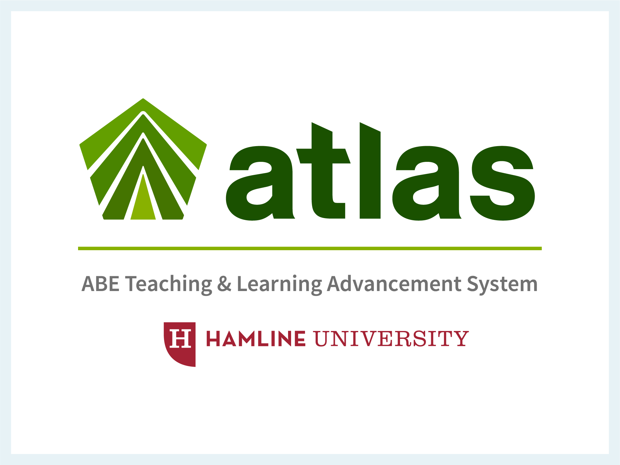 ATLAS (ABE Teaching & Learning Advancement System) logo